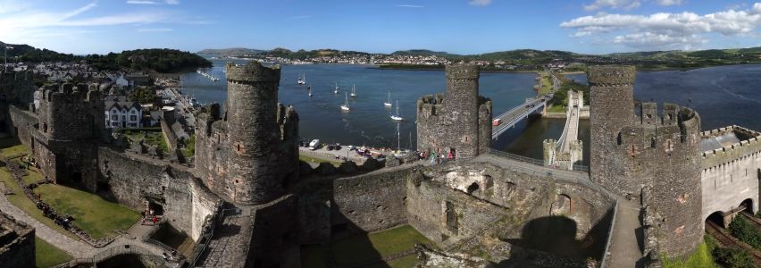 Další fantastický velšký hrad Conwy.